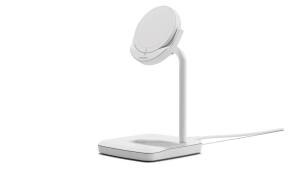 Cygnett ChargeBase Qi2.0 2-in-1 Magnetic Wireless Charger - White