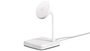 Cygnett ChargeBase 2-in-1 Magnetic Wireless Charger - White