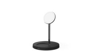 Belkin BoostCharge Pro 2-in-1 Wireless Charger Stand with MagSafe 15W - Black
