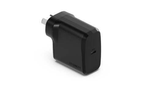 5 x Cygnett PowerPlus 45W Single Port USB-C Wall Charger - Black