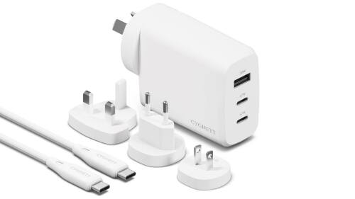 2 x Cygnett Voyager 67W Multi Port Wall Charger - White