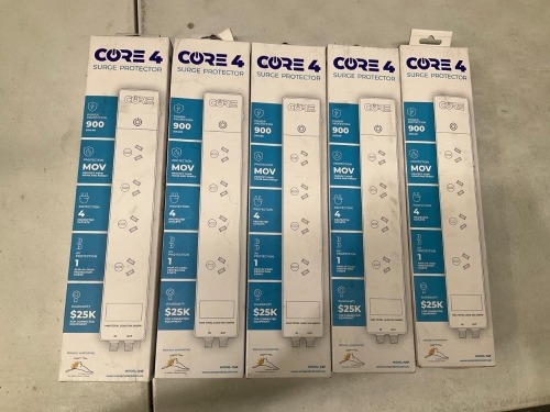 Bundle of 5 x Thor C4F Surge Protector Outlet with AV Coax Protection Ports - Total RRP $250