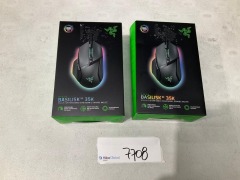 Bundle of 2 x RAZER BASILISK V3 35K - Total RRP $280