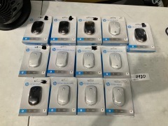 Bundle of 13 x HP 410 Slim Bluetooth Mouse - Total RRP $700