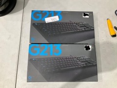 Bundle of 2 x LOGITECH G213 PRODIGY RGB GMG KBD - Total RRP $250