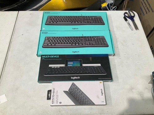 Bundle of Assorted Logitech Keyboards - Total RRP $295