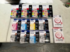Bundle of Assorted Epson and Calidad 812 Ink Cartridges - Total RRP $1180