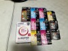 Bundle of Assorted Epson and Calidad 252 Ink Cartidges - Total RRP $850