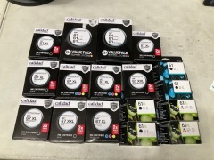 Bundle of Assorted HP and Calidad 61 and 67 Ink Cartridges - Total RRP $1099