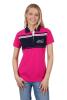 Wrangler Women's Kiera Short Sleeve Polo - 307 Pink - X4S2565135 - Size 12