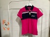 Wrangler Women's Kiera Short Sleeve Polo - 307 Pink - X4S2565135 - Size 12 - 2