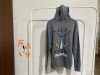 Salty Crew - Tailed Midweight Fleece Hood - Charcoal - SCM41201 - Size S - 3