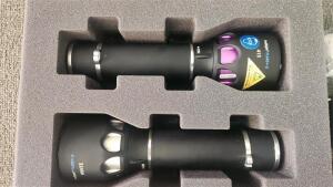Purple 415 & White 400-700nm Forensic 2-Head Polilight Flare+2 Forensic Light Source (Torch) Kit - Australian RRP $4,000