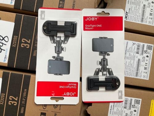 2 x Joby GripTight ONE Mount for Smartphones - Black - Total RRP $109