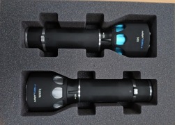 Cyan 505nm & White 400-700nm Forensic 2-Head Polilight Flare+2 Forensic Light Source (Torch) Kit - Australian RRP $3,800