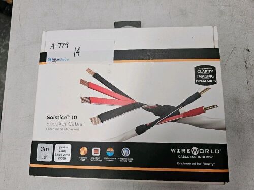 Solstice 10 Speaker Cable 3M