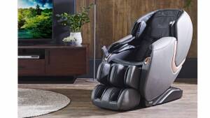 JUNO Electric Recline Lounge Massage Chair/PU*GRY/BLK