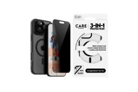 3 x Panzer Flagship 3-in-1 Privacy Bndle Lens & SP+ Case - iPhone 16 Pro