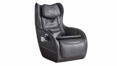 POLO Lounge PU Leather Massage Chair - black grey