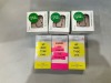 Bundle of 3 x Frank Green Flip Straw Lid Pack & 3 x Wil Emery Three Shower Steamers - Total RRP $110.70