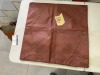 Aurelius Leather Crop Pattern Cushion Cover - RRP $240