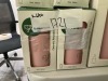Bundle of 4 x Frank Green - 295ml Ceramic Reusable Cup w Button Lid - Pink - Total RRP $179.80 - 3
