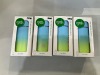 Bundle of 4 x Frank Green - 355ml Ceramic Reusable Cup w Button Lid - Green/Blue - Total RRP $207.80