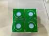 Bundle of 4 x Frank Green - 355ml Ceramic Reusable Cup w Button Lid - Green/Blue - Total RRP $207.80 - 2