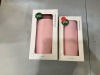 Bundle of 1 x Frank Green - Ceramic Reusable Bottle 2L & 1 x Frank Green Wine Bottle Cooler 1.5L - Pink - Total RRP $159.90
