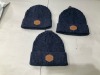 Bundle of 3 x Wrangler - Ghano Beanie - Navy/Grey - Total RRP $119.85