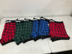 Bundle of 5 x Swanndri - Undies - Assorted Colours - Size XXL - Total RRP $174.95