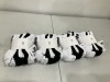 Bundle of 4 x Globe - 5 Pack Quarter Socks - Assorted Colours - Size 7-11 - Total RRP $99.96