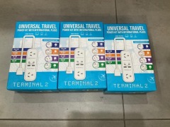 Bundle of 3 x Terminal 2 Universal Portable Power Kit 4 USB PD 20W 1.5m