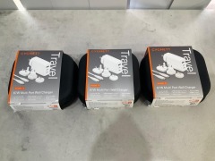 Bundle of 3 x Cygnett Voyager 67w Multiport GaN Travel Wall Charger (White)