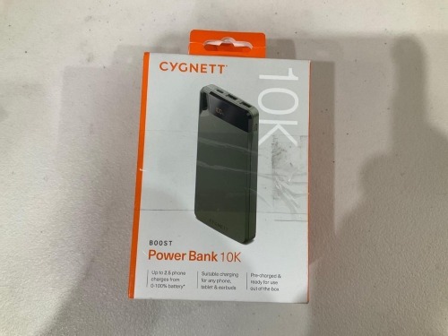 Bundle of 4 x Cygnett Boost 10K V4 Power Bank (Green)