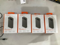 Bundle of 4 x Cygnett Boost 20K V4 Power Bank (Green)