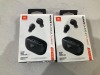 Bundle of 2 x JBL Wave Buds 2 TWS Noise Cancelling In-Ear Headphones (Black)