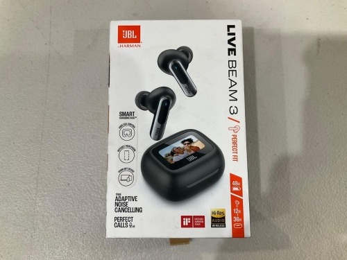 Add- Description - JBL Live Beam 3 TWS Noise Cancelling In-Ear Headphones (Black)