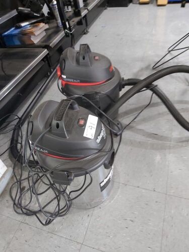 2 x Shop-Vac Commercial Vacuum Cleaners
