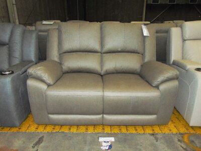GAUCHO Fabric 2 seater RECLINER Lounge- MIST