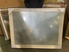 White Square Standing Mirror 135 x 105cm
