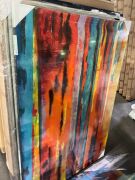 Red, Blue, Orange, Black Artwork 150 x 100cm