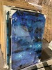 Blue, Black Artwork 150 x 100cm