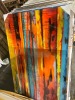 Red, Blue, Orange, Black Artwork 150 x 100cm