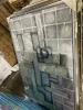 Grey, Silver Artwork 150 x 100cm