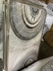 Grey, Silver Artwork 150 x 100cm