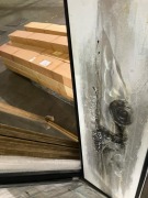 Grey, Silver, Gold Textured Artwork 150 x 50cm