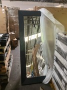 Black Square Standing Mirror 210 x 120cm