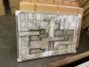 Grey, Silver, Gold Textured Artwork 150 x 50cm