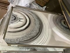 Grey, Silver Artwork 150 x 100cm